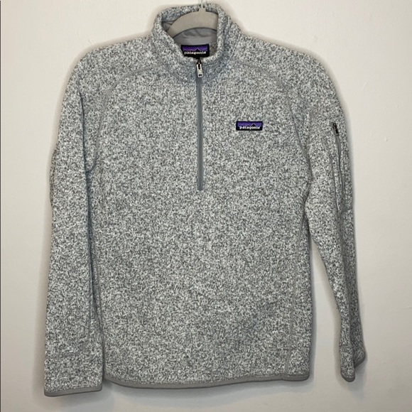 Patagonia | Women’s Grey Better Sweater 1/4 Zip Size Medium - Picture 2 of 8